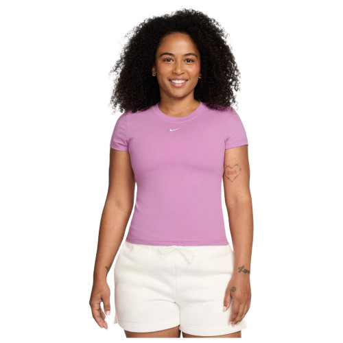 Nike Γυναικεία κοντομάνικη μπλούζα Sportswear Chill Knit Cropped T-Shirt